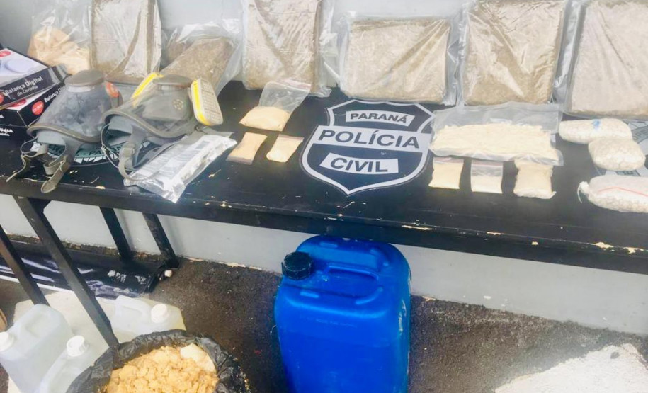 PCPR apreende drogas e equipamentos avaliados em R$ 2 milhões em Curitiba e na RMC