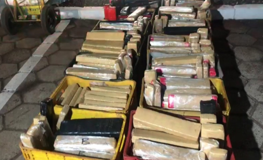 PCPR apreende 1,2 tonelada de maconha em Foz do Iguaçu