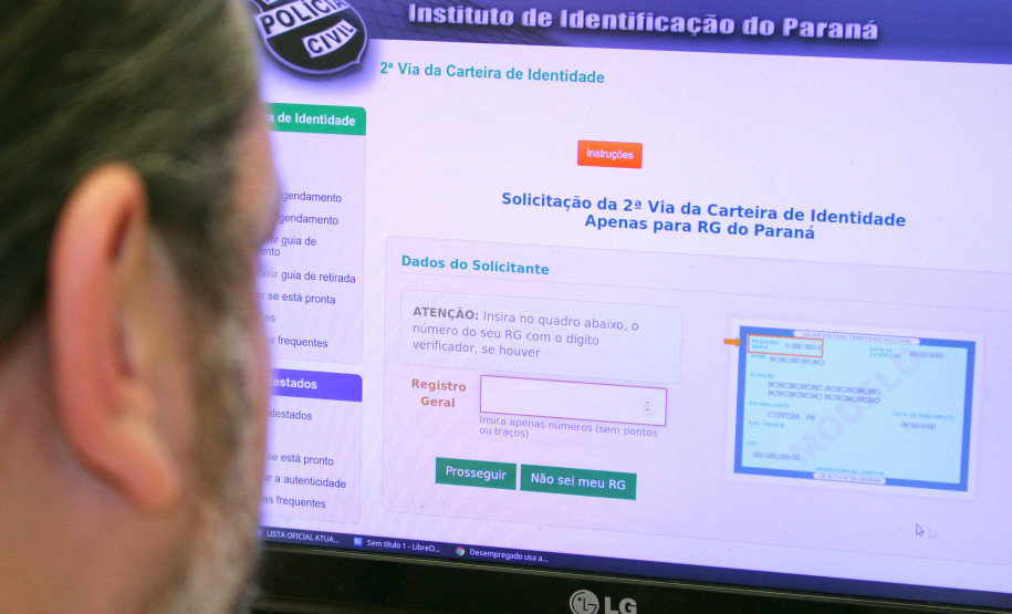 PCPR supera emissões de segunda via rápida de RG em 2018