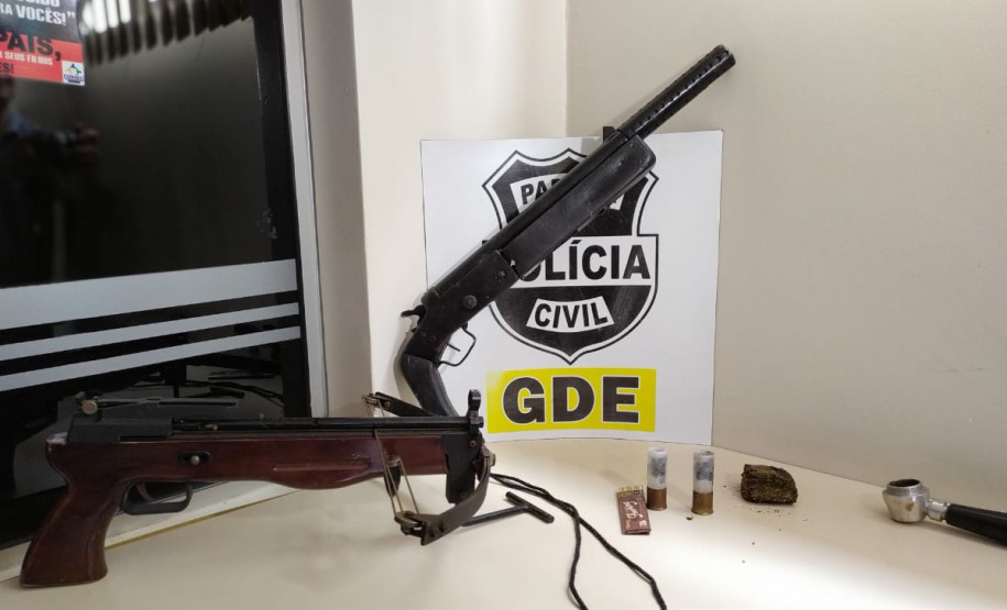 PCPR prende suspeito por posse ilegal de arma de fogo em Foz do Iguaçu