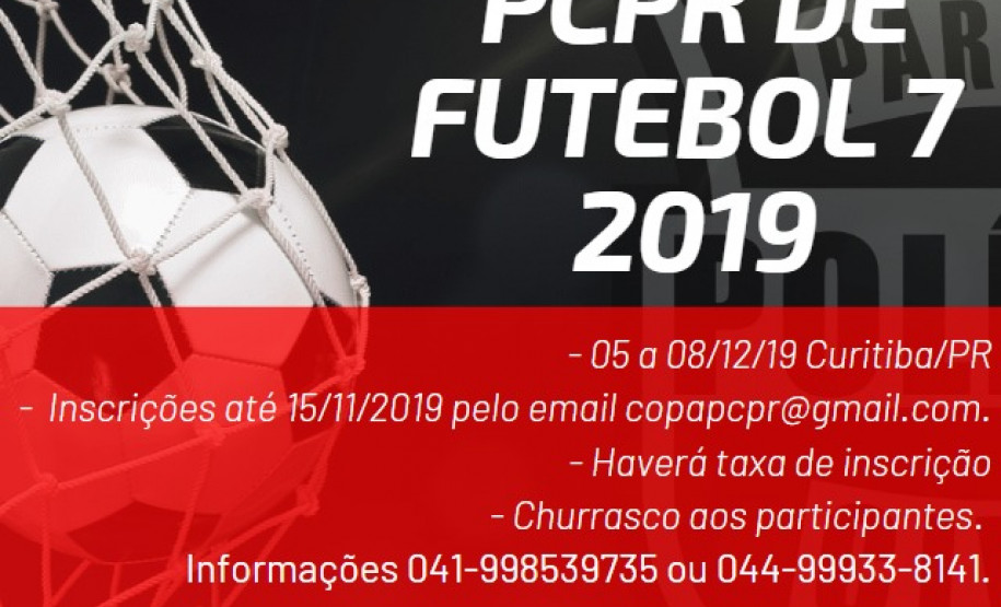 PCPR abre inscrições pra 1ª Copa de Futebol Suíço para servidores PCPR abre inscrições pra 1ª Copa de Futebol Suíço para servidores