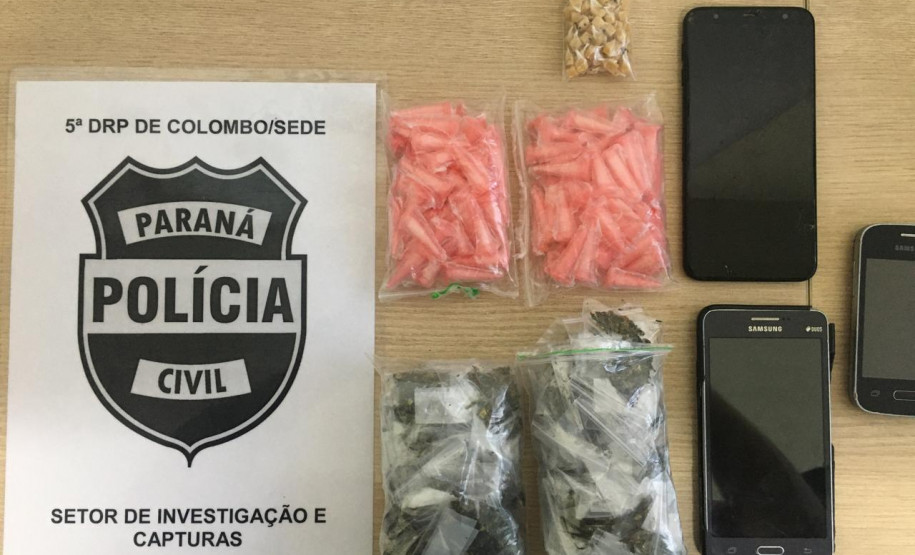 PCPR prende dupla suspeita por tráfico de drogas em Colombo