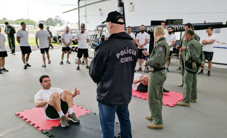 PCPR aprova 13 policiais civis para pós-graduação aerotática