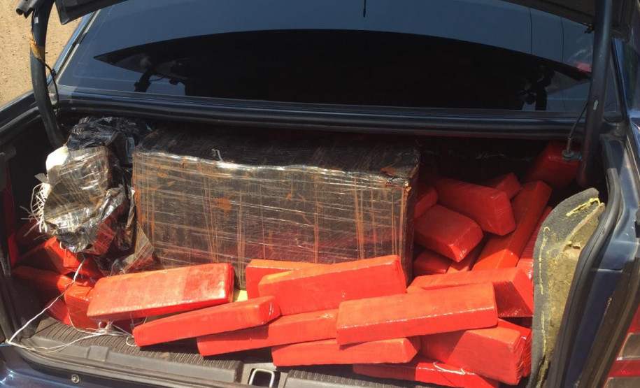 PCPR apreende 582 quilos de maconha em Francisco Beltrão