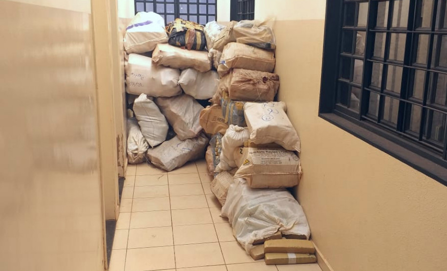 PCPR apreende 1,3 tonelada de maconha em MS