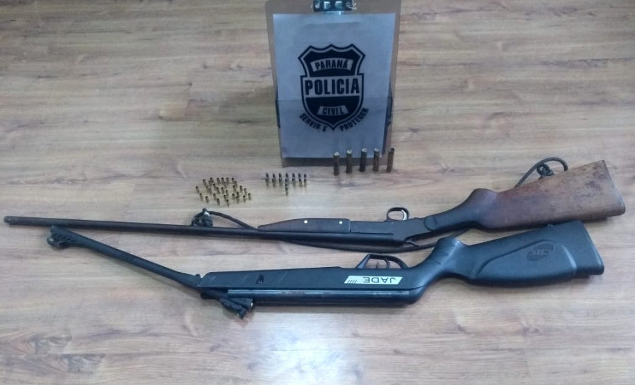 PCPR prende suspeitos e apreende armas de fogo em Paula Freitas