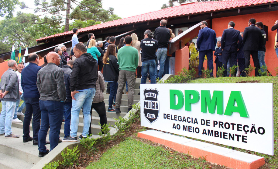 PCPR inaugura prédio da Delegacia de Proteção ao Meio Ambiente de Curitiba