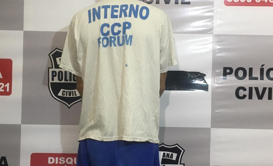 PCPR cumpre mandado de prisão contra suspeito de homicídio em Curitiba PCPR cumpre mandado de prisão contra suspeito de homicídio em Curitiba