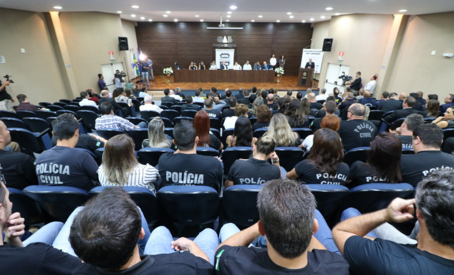Posse do novo delegado chefe da Subdivisão de Ponta Grossa da PCPR