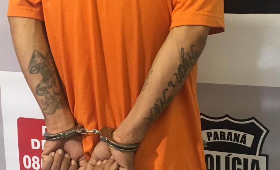 PCPR prende homem suspeito de homicídio no bairro Santa Cândida