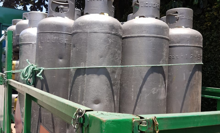 PCPR prende homem suspeito de receptação de botijões de gás