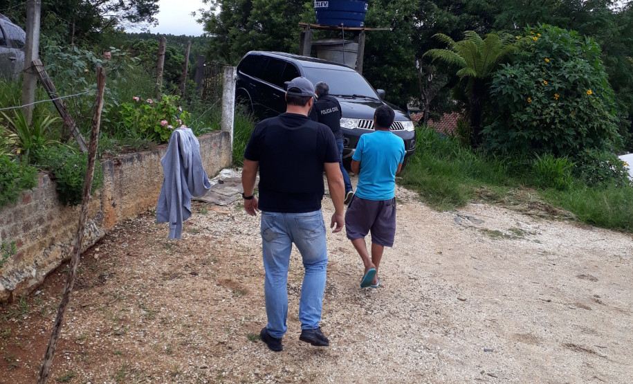 PCPR prende avô que teria estuprado a neta de 9 anos em Rio Branco do Sul