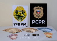 PCPR e PMPR prendem dois homens por tráfico de drogas e associação para o tráfico em Nova Olímpia