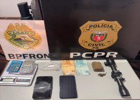 PCPR e PMPR prendem dois homens em flagrante por tráfico de drogas em Loanda 
