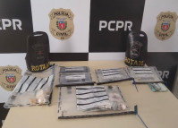 PCPR e PMPR prende casal em flagrante por tráfico de drogas em Mangueirinha