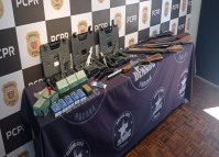 PCPR prende quatro pessoas e apreende diversos itens durante operação em Cascavel