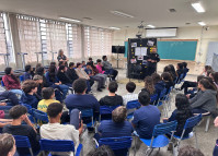 PCPR participa de roda de conversa no Colégio Estadual Dom Alberto Gonçalves em Palmeira 