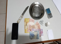PCPR prende jovem por roubo majorado e tráfico de drogas em Jaguariaíva