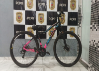 PCPR recupera bicicleta furtada em Antonina
