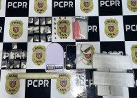 PCPR prende seis pessoas durante operação contra o tráfico de drogas em Apucarana 
