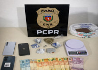 PCPR prende homem por tráfico de drogas em São Mateus do Sul 