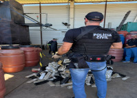 PCPR realiza incineração de 639 quilos de drogas entorpecentes em Palmeira