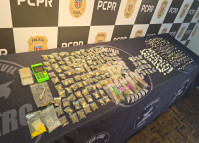 PCPR prende homem em flagrante por tráfico de drogas no bairro Ganchinho, em Curitiba