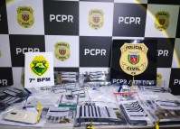 PCPR, PMPR e Força Nacional prende, quatro pessoas por tráfico de drogas em Mariluz