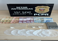 PCPR e GCM prendem homem idoso por tráfico de drogas em Cascavel