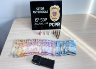 PCPR e GCM prendem homem por tráfico de drogas e posse irregular de munição em Cascavel