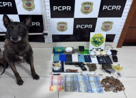 Forças de segurança prendem quatro pessoas por tráfico de drogas e associação para o tráfico em Irati