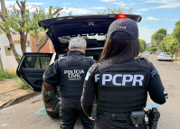 PCPR e PMPR prendem duas pessoas durante operação contra o tráfico de drogas em Cambé