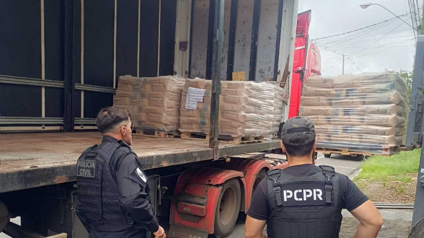 PCPR recupera carga de produto químico avaliada em R$ 314 mil e prende dois homens em Castro
